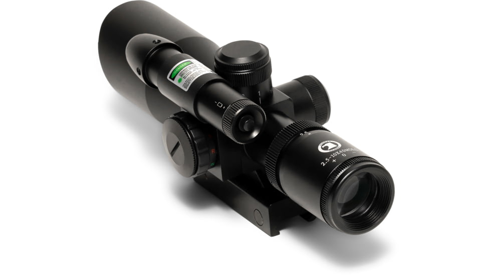 Osprey Global Standard 2.5-10x40mm LPVO 1in Tube Rifle Scope, Second Focal Plane, MilDot Reticle, Black, SD2.5-10x40MDG