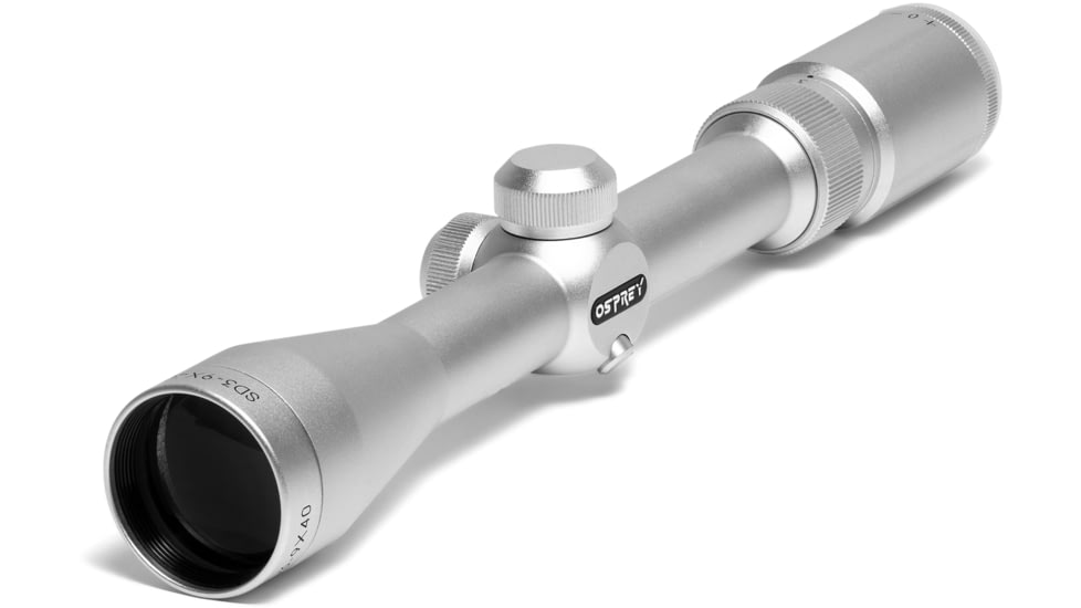 Osprey Global Standard 3-9x40mm LPVO 1in Tube Rifle Scope, Second Focal Plane, Sniper Reticle, Silver, SDS3-9X40S