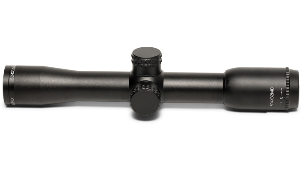 Osprey Global Standard 4x32mm 30mm Tube LPVO Rifle Scope, Second Focal Plane, MilDot Reticle, Black, SD4X32MD
