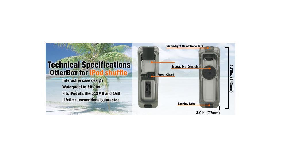 Specifications Otterbox for iPod Shuffle