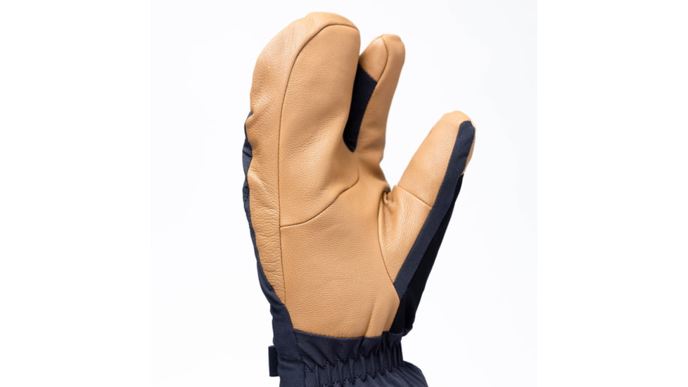 Outdoor Research Arete Modular Gore-Tex 3-Finger Gloves, Black/Dark Natural, M, 3221532508007