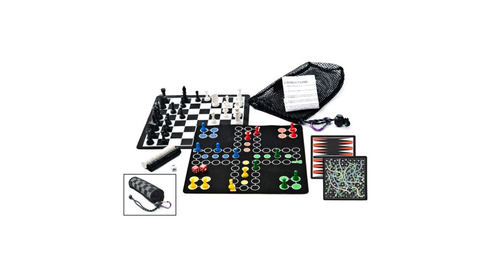 Outside Inside 5 In 1 Roll-up Travel Game Set