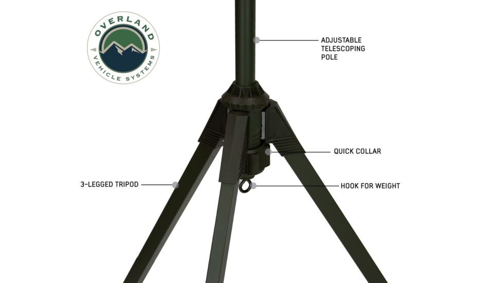 Overland Vehicle Systems Wild Land Camping Gear, UFO Solar Light, Light Pods, Speaker, 15049901