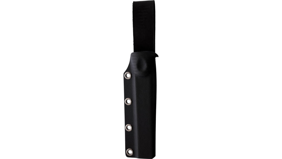 Owl Knife North-S Fixed Blade Knife, 8in Overall, 3.75in Satin Finish Bohler N690 Stainless Blade, Black Sculpted G10 Handle, Kydex Sheath, NORTHSF N690 G10BLK KYDEX