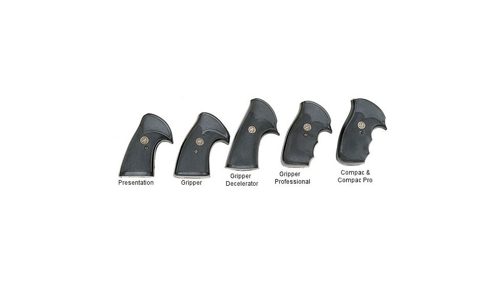 Pachmayr Gripper Grip w/Finger Grooves for S&amp;W, K&amp;L Frame Square Butt SK-G 03264