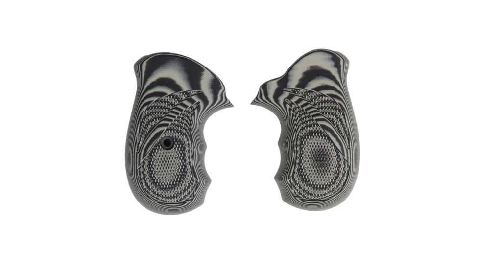 Pachmayr Smith and Wesson J Frame G10 Firearm Grip, Gray / Black Checkered, 61161