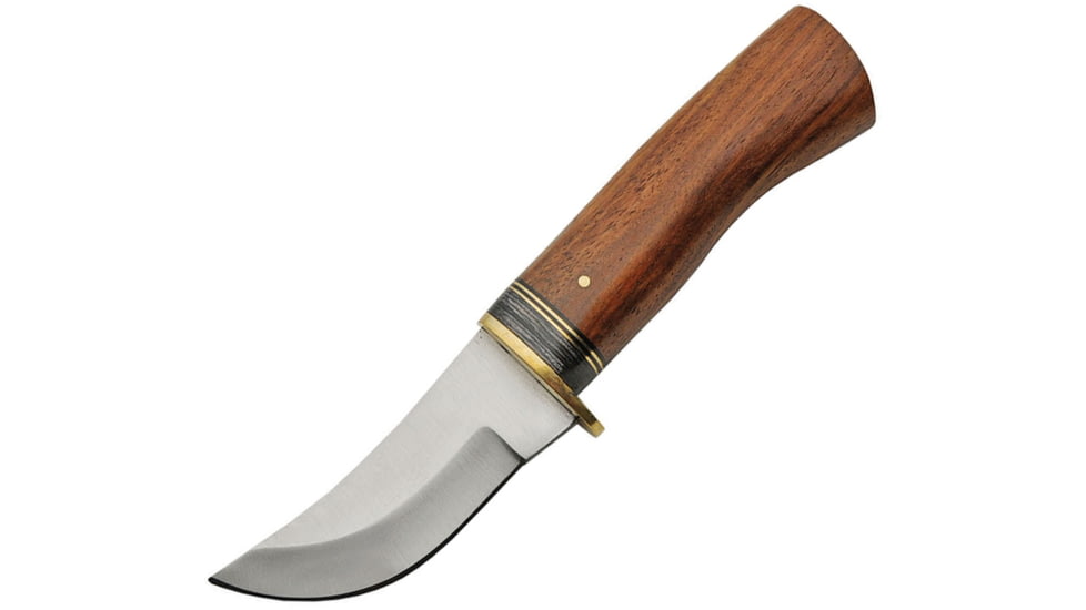 Pakistan 8.5in Rosewood Knife, 8.5in overall, 3.75in Satin SS skinner blade, Rosewood, DH-8025