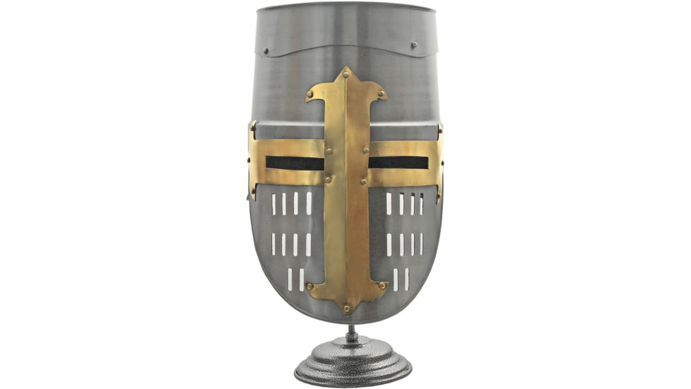 Pakistan Decorative Crusader Helmet, Knights Templar style, 12.5 x 8.5, 901149