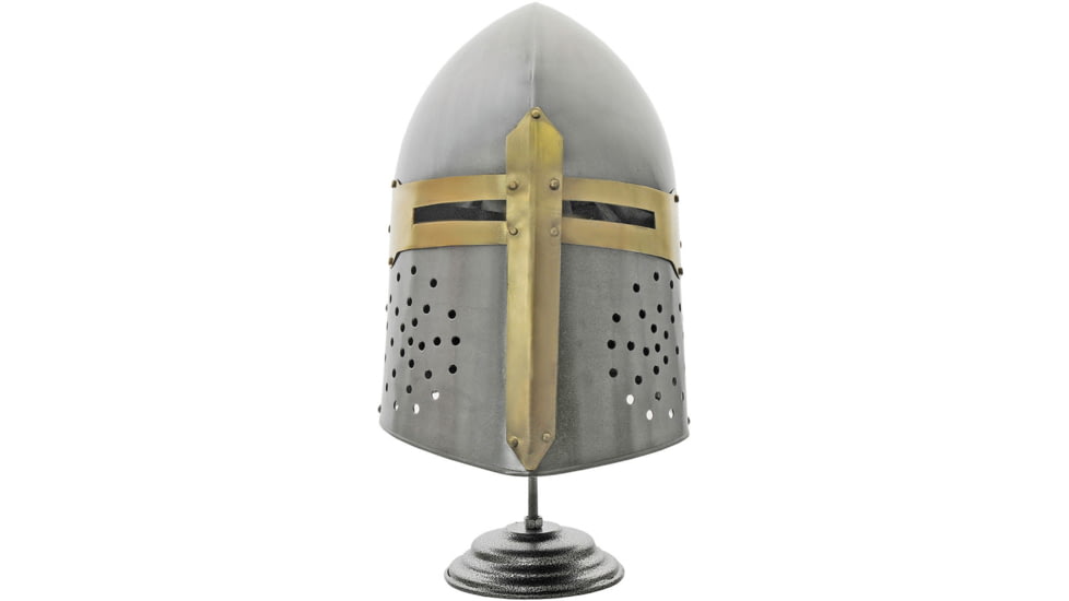 Pakistan Decorative Crusader Helmet, Sugar loaf style, 12.5 x 8.5, 901151