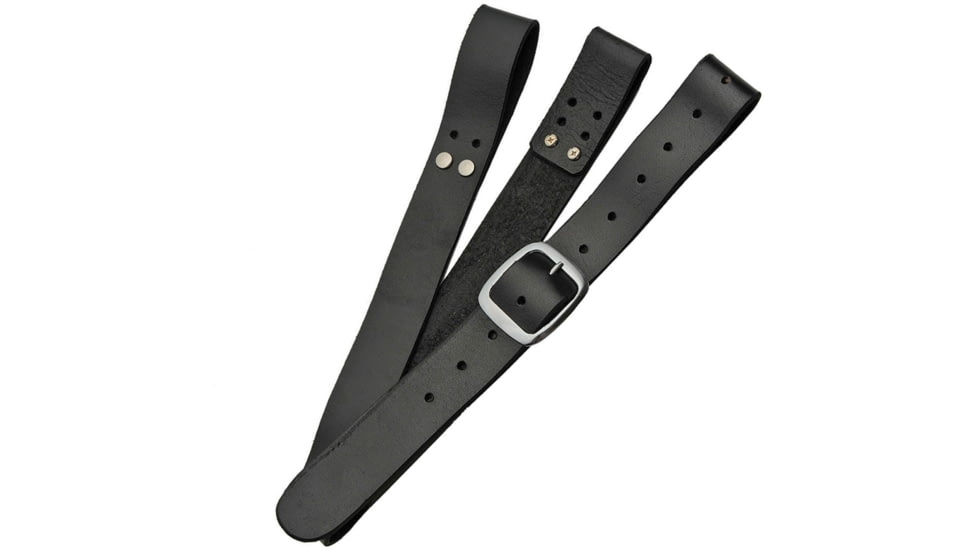 Pakistan Sword Belt, Shoulder Strap, Black Leather Construction, Can Be Worn Three Ways, Fits Waist Sizes 38-54in, Black, HS-4413BK