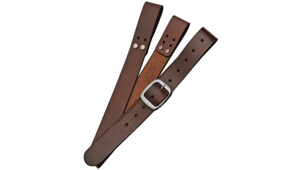 Pakistan Sword Belt, Shoulder Strap, Brown Leather Construction, Can Be Worn Three Ways, Fits Waist Sizes 38-54in, HS-4413BR