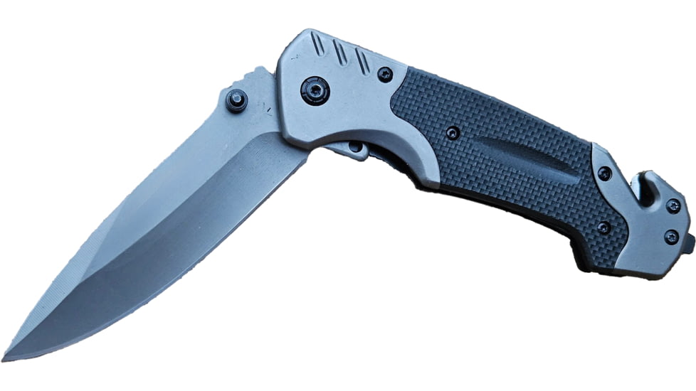 Paladin 3 in 1 Multifunctional Rescue Knife, 3.75 in Blade, Stainless Steel, PE-3IN1-MRK-2027