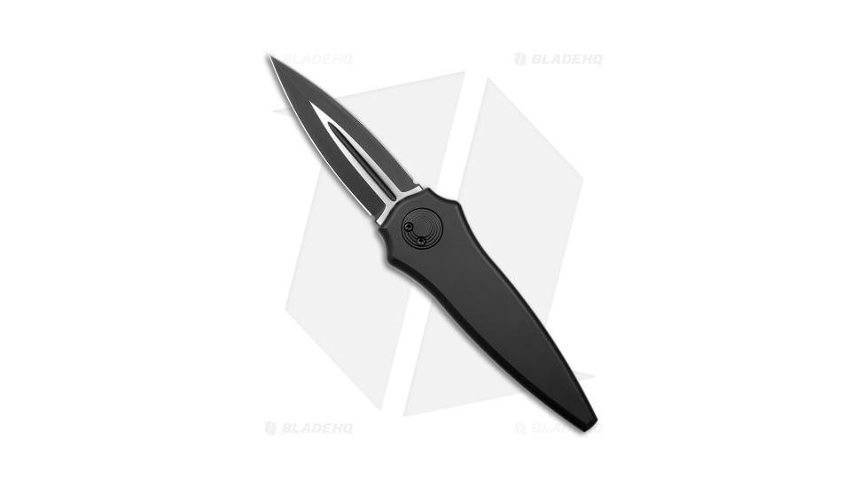 Paragon Warlock-X Folding Knife, 3.875in, CPM S35VN Stainless Steel, Dagger Blade, Aluminum Black Handle, Cerakote Aluminum, Black/Steel/Black, 9.375in, BHQ-180302