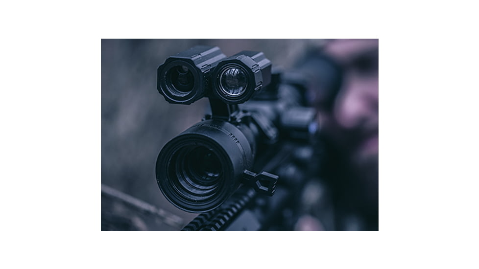 PARD Optics Night Stalker 4K 8x100mm Night Vision Rifle Scope, 3840x2160 pixel, Black, NS4-100/850/LRF