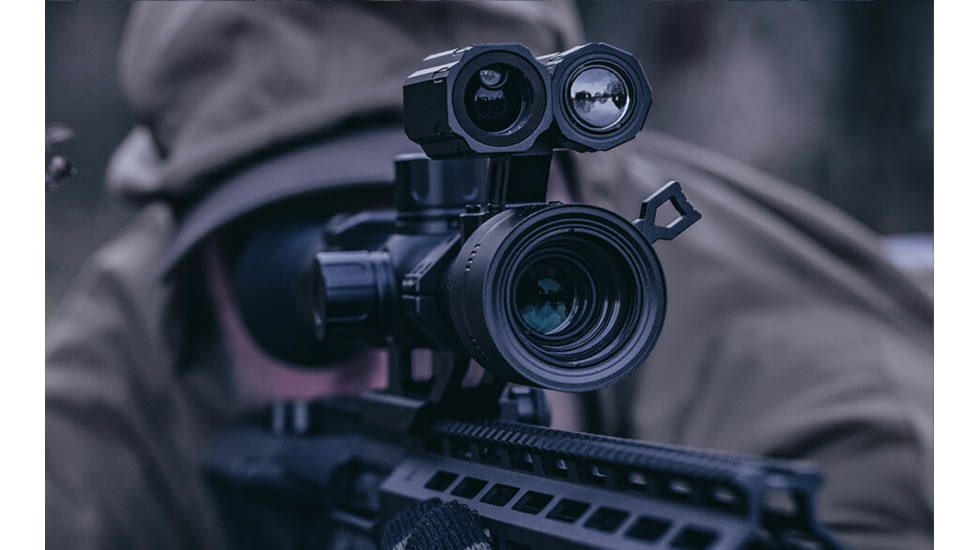 PARD Optics Night Stalker 4K 8x100mm Night Vision Rifle Scope, 3840x2160 pixel, Black, NS4-100/850/LRF