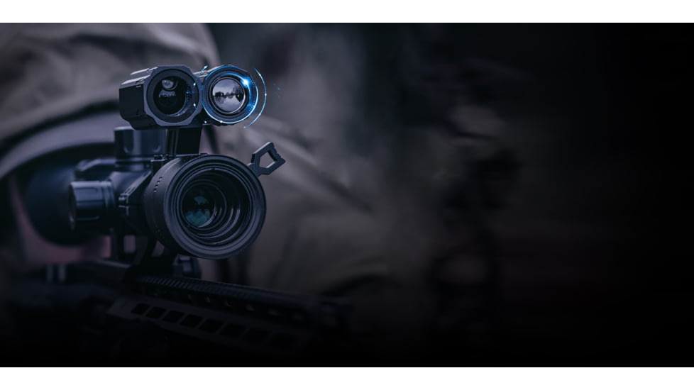 PARD Optics Night Stalker 4K 8x100mm Night Vision Rifle Scope, 3840x2160 pixel, Black, NS4-100/850/LRF