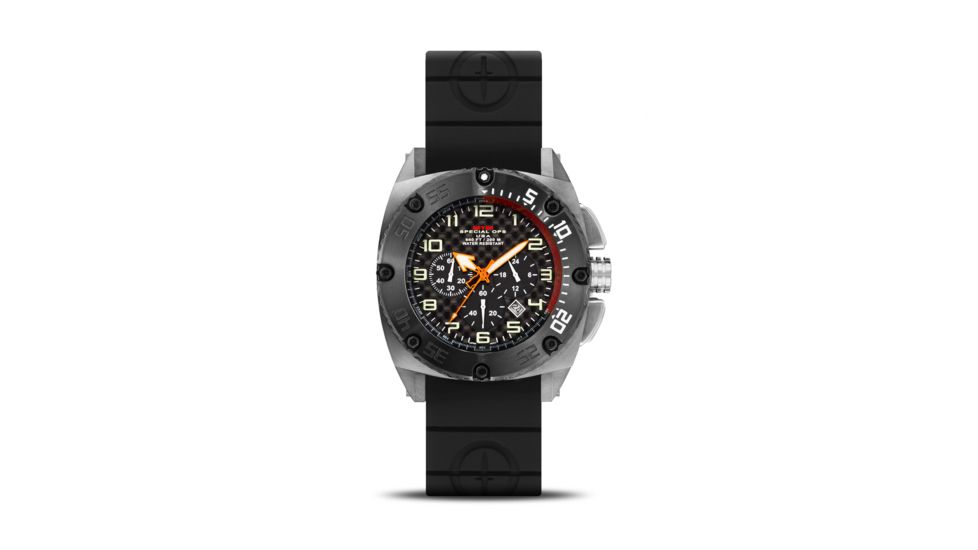Patriot 44.5mm Two Tone Case, Black Dial, Black RII Band