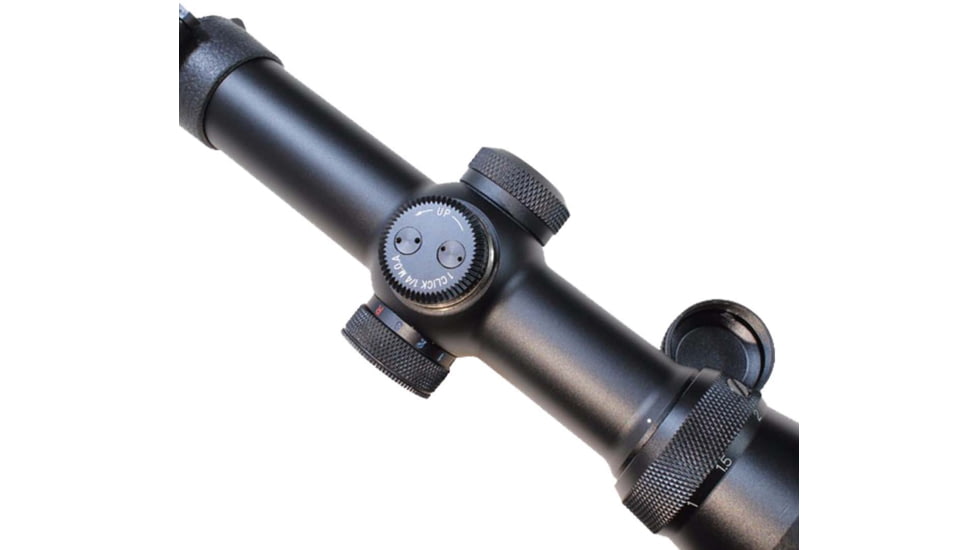 Patriot Optics Grit Rifle Scope, 1-4x24mm, 30mm, First Focal Plane, Crucible BDC or 16 MIL Dot Etched Glass Reticle, Matte Black, PO-S-1-4x24mmFFP