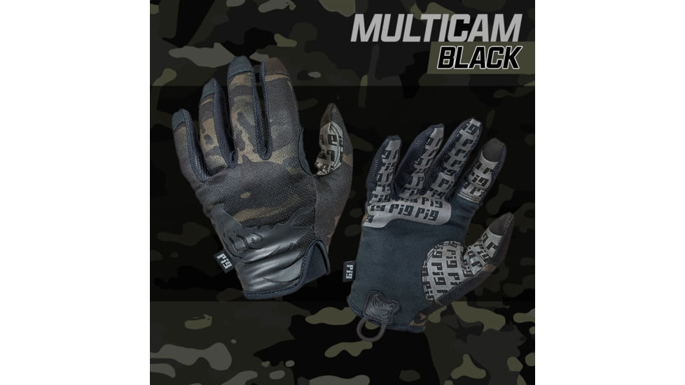 Patrol Incident Gear FDT Delta Utility Gloves, Multicam Black, Medium, PIG.754D-0027