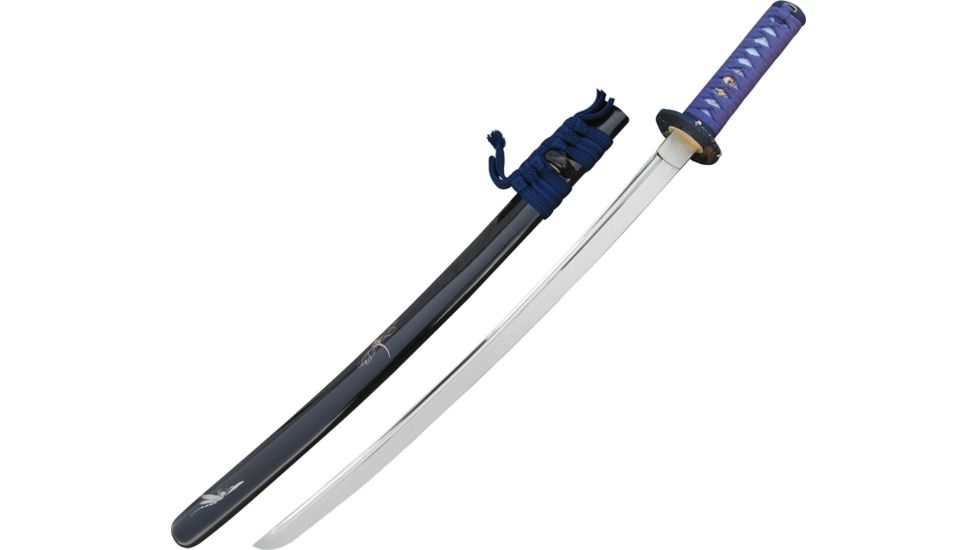Paul Chen Tonbo Wakizashi Swords, Blue Handle PC2470
