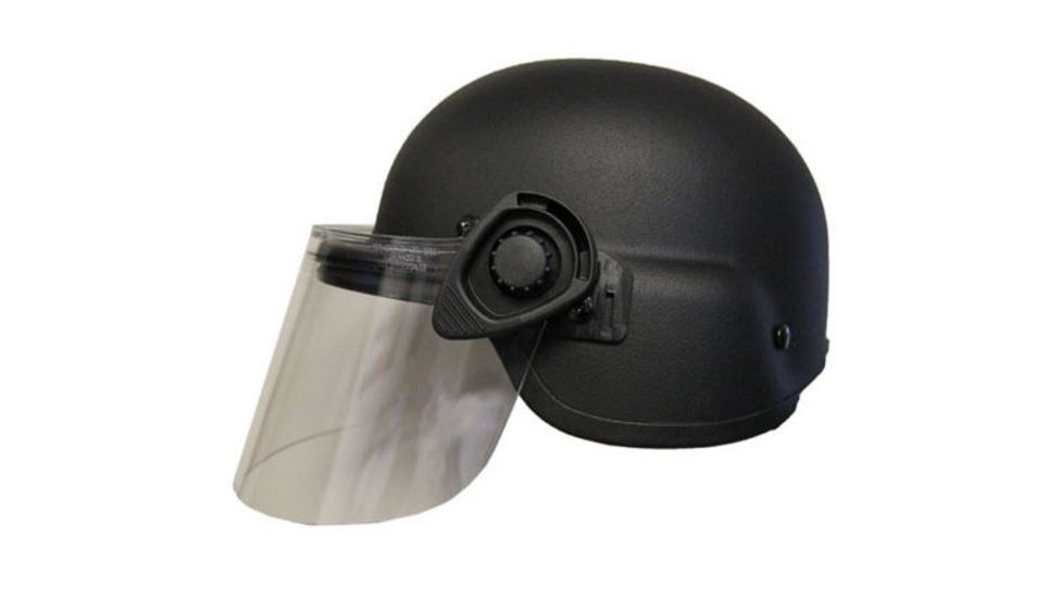 Paulson Manufacturing DK5 H.150s Integrated Face shield option-Riot, Clear, 6in DK5-H.150S