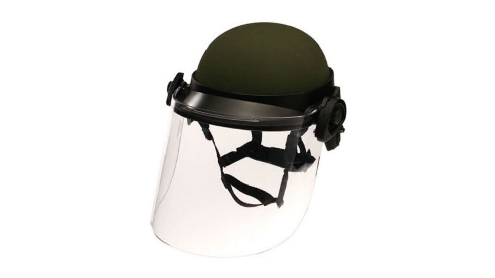 Paulson Manufacturing DK6 H.150s Retro Fit face shield- Riot, Clear, 6in DK6-H.150s