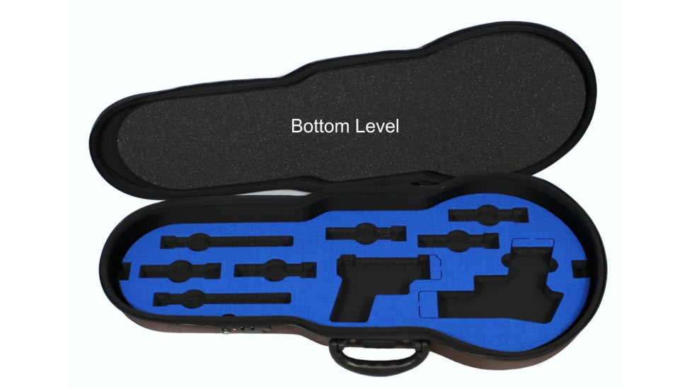 Peak Case Kel-Tec Sub-2000 Multi-Gun Violin Case, 34in, Black, PeakSub2000