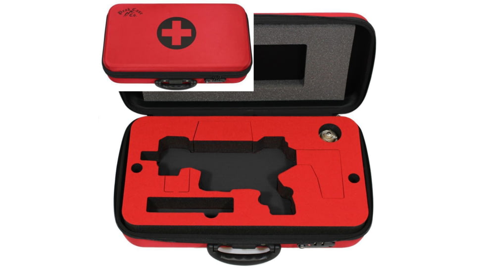 Peak Case SIG MPX K Pistol/SBR 4.5 Barrel Case, 23in, Red, PeakMPXFirstAid