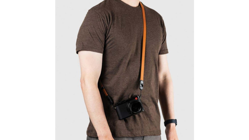 Peak Design Form Leather Camera Strap, Amber, Long, LRS-L-AM-1