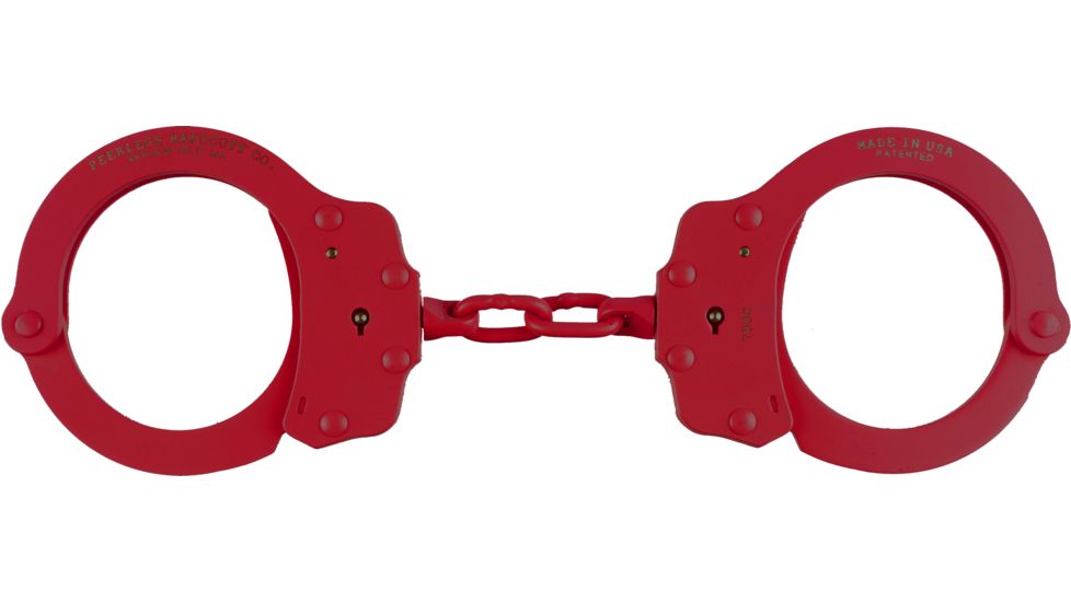 Peerless Handcuff 750 - Chain Cuff - Red 4712R