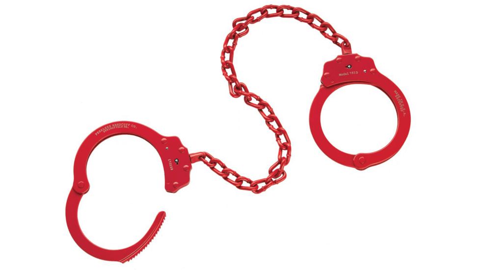 Peerless Handcuff Leg Iron, Red PH753BR
