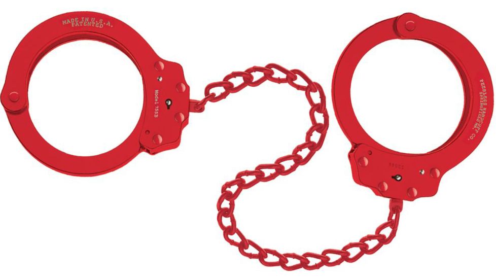Peerless Handcuff Oversize Leg Iron, Red PH755BR