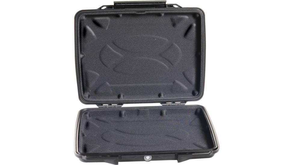 Pelican 1075CC HardBack Case w/ Netbook Foam Insert, Removeable Strap, Black 1070-003-110