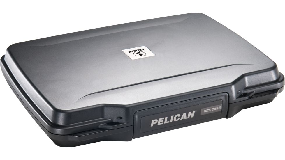 Pelican 1075CC HardBack Case w/ Netbook Foam Insert, Removeable Strap, Black 1070-003-110
