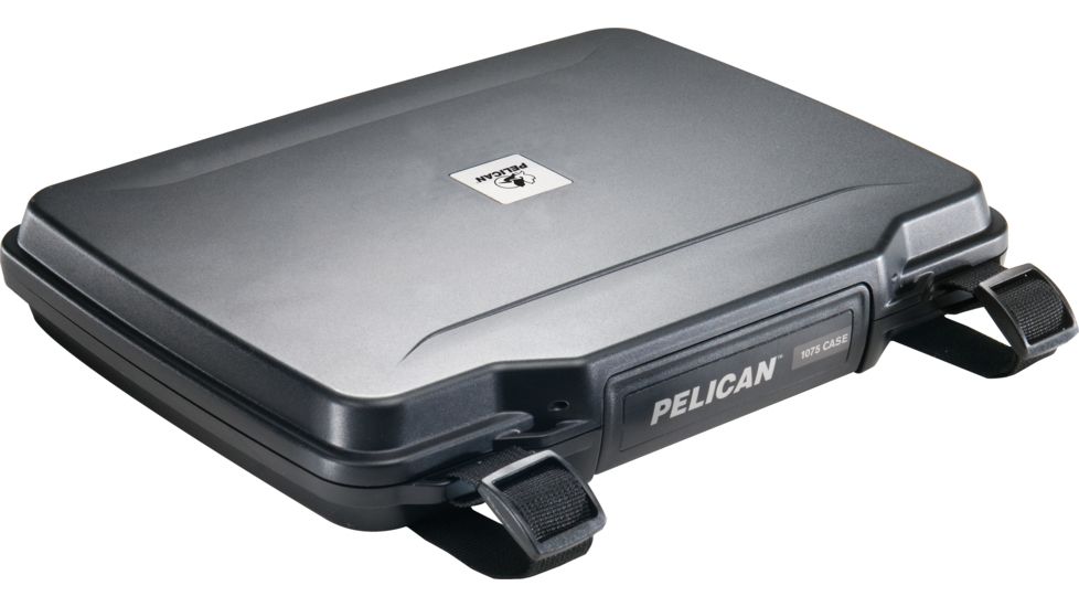 Pelican 1075CC HardBack Case w/ Netbook Foam Insert, Removeable Strap, Black 1070-003-110