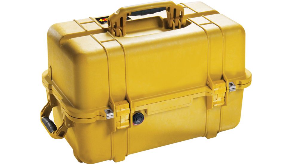 Pelican 1460Tool Mobile Tool Chest w/ Liner &amp; 2 Trays, Yellow 1460-007-240