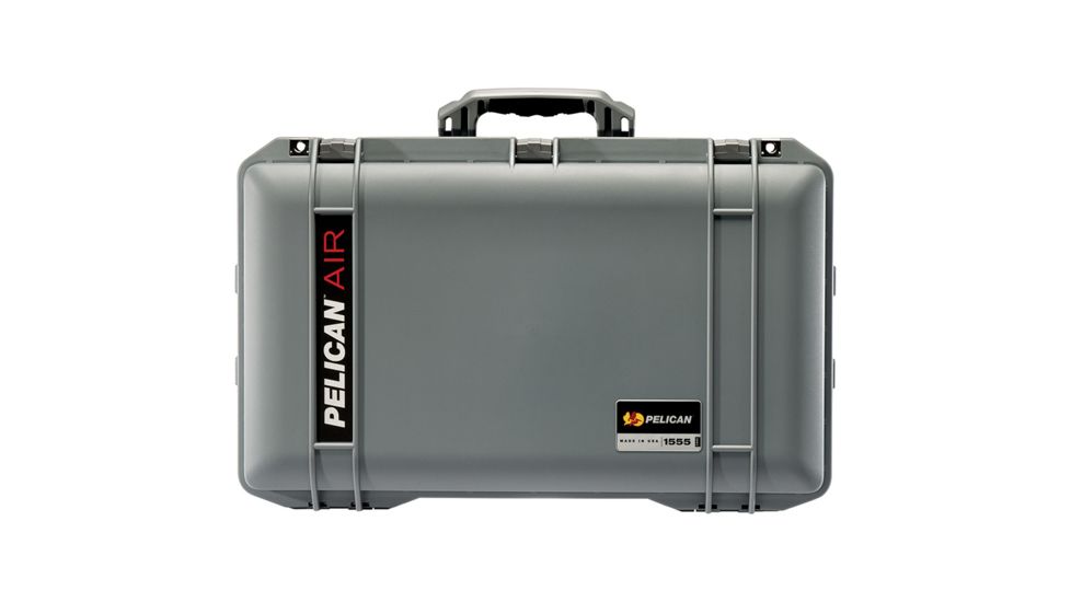 Pelican 1555 Air Protector Case, with Foam, Silver, 015550-0000-180