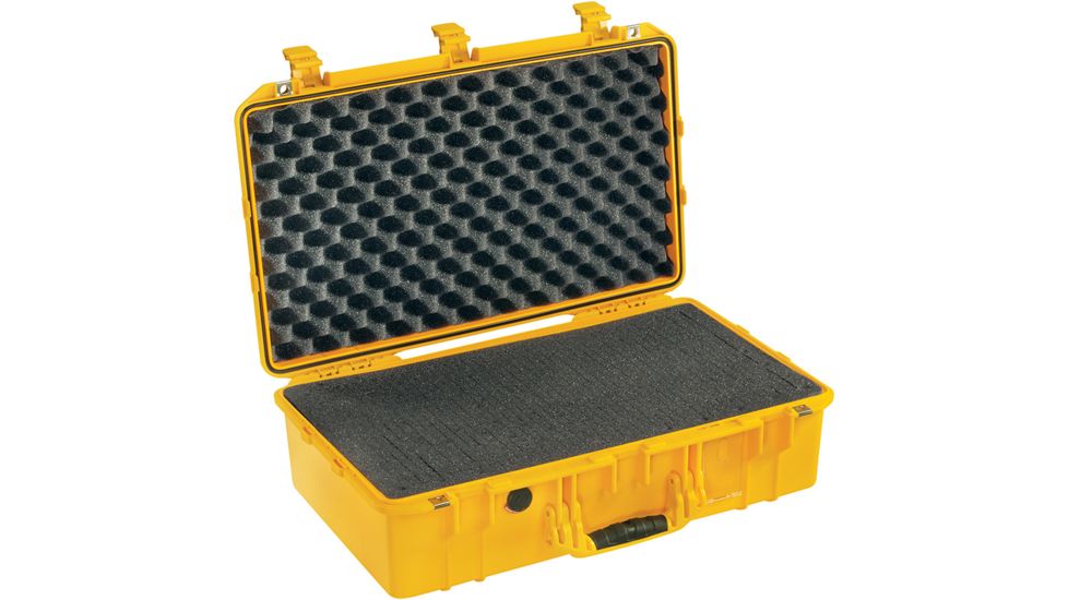 Pelican 1555 Air Protector Case, with Foam, Yellow, 015550-0000-240