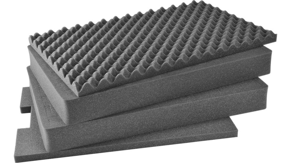 Pelican 1671 Replacement Foam Set, Black, 1670-400-000
