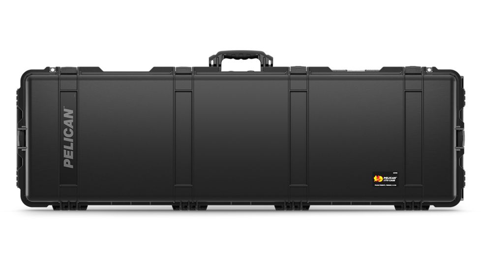 Pelican 1770 Long Watertight Case w/Foam and Lid - Black 017700-0000-110