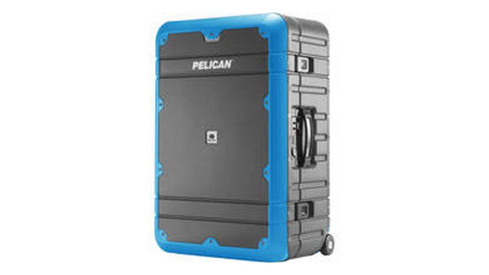 Pelican EL27 Elite Weekender Luggage w/Enhanced Travel System, 22.04x14.16x9.17in, Gray/Blue, PL-LG-EL27-GRYBLU