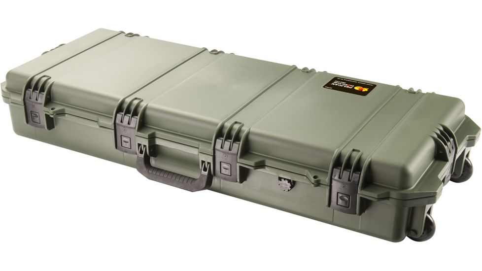 Pelican Storm Cases iM3100 Long Case for MP5 w/Custom Foam, OD Green, 472-PWC-MP5-OD