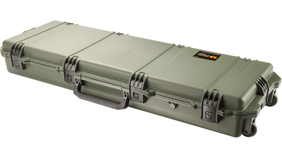 Pelican Storm Cases iM3200 Case for M4 or M16 w/Foam, OD Green 472-PWC-M16-3200-OD