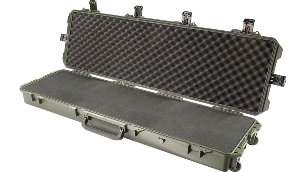 Pelican Storm Cases iM3300 Case w/ Custom Foam for M1919 - OD Green - 472-PWC-M1919-OD
