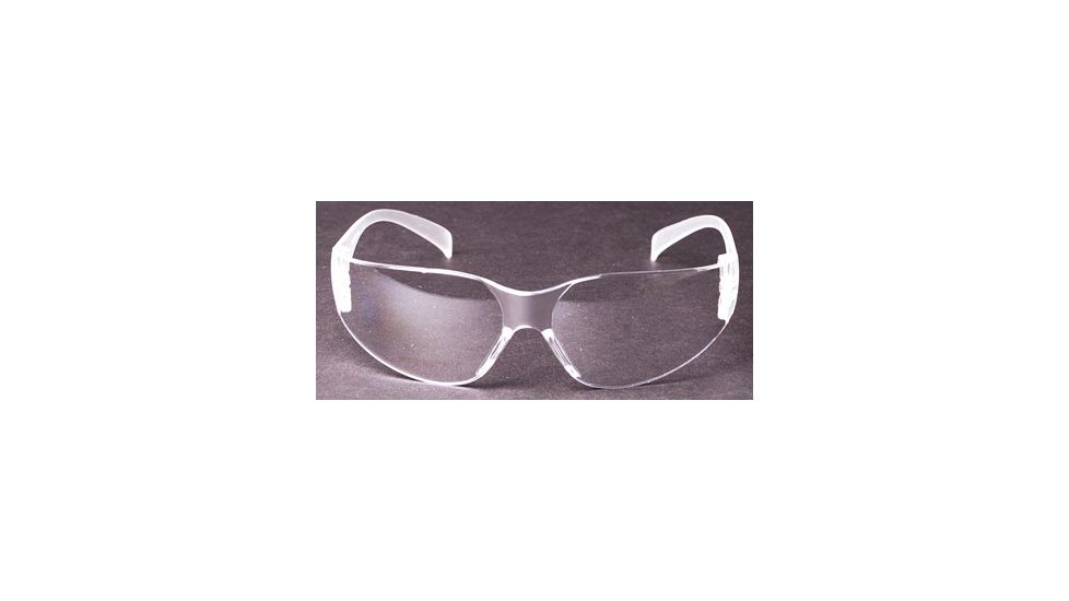 Peltor 3M/Peltor Tekk Protection Virtual ANSI Z87.1 Clear Frame Glasses, Pack of 6, Clear, PEL90551-WV6