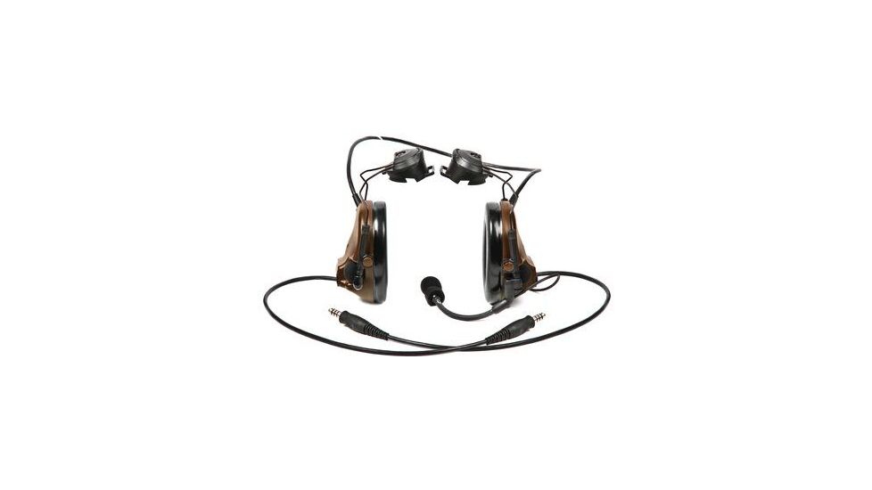 PELTOR COMTAC III ARC Accessory Rail Connector Tachical Communication Headset MT17H682P3AD-19 CY, Dual COMM, Rail Attached, 1 EA/Case