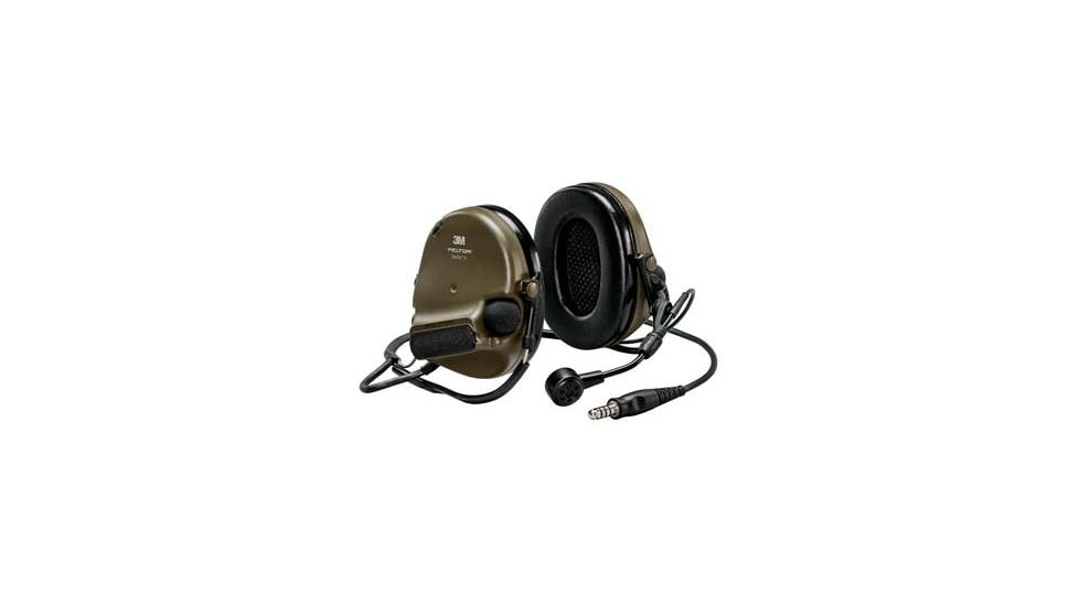 PELTOR ComTac VI NIB Headset, Neckband, Green, MT20H682BB-47N GN