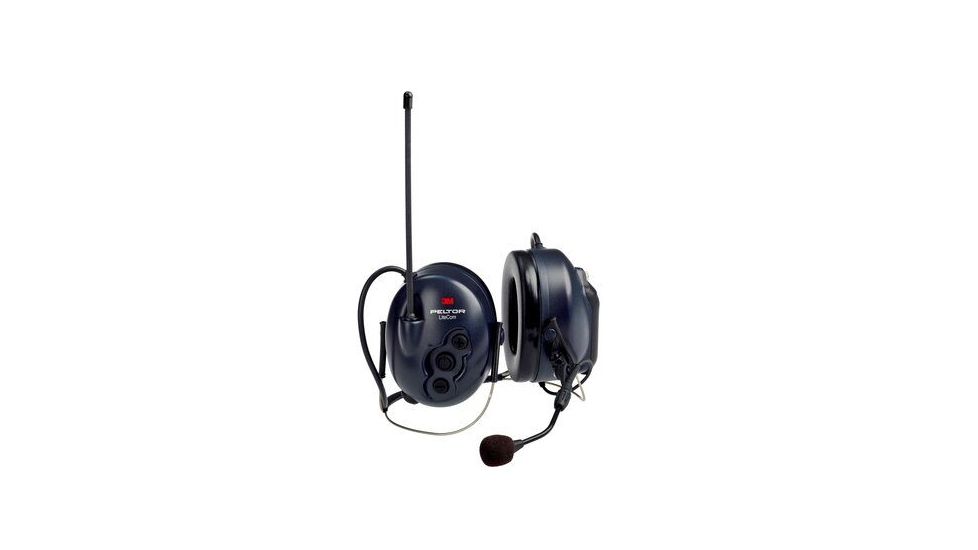 PELTOR Lite Com BRS 2-Way Radio Headset MT53H7B4600-NA, Neckband, 1 EA/Case