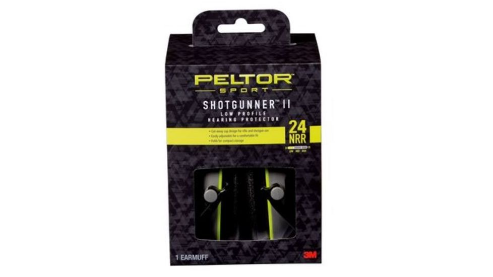 Peltor Sport Shotgunner II Low-Profile Hearing Protector Black