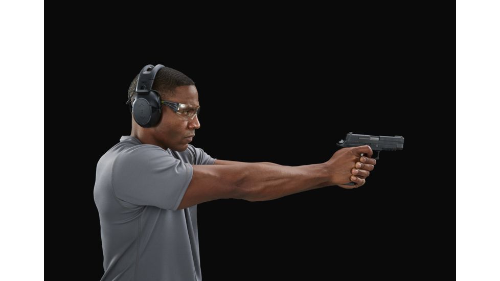 Peltor Sport Tactical 500 Electronic Hearing Protection Ear Muffs, 26dB NRR, Bluetooth, Black, TAC500-OTH